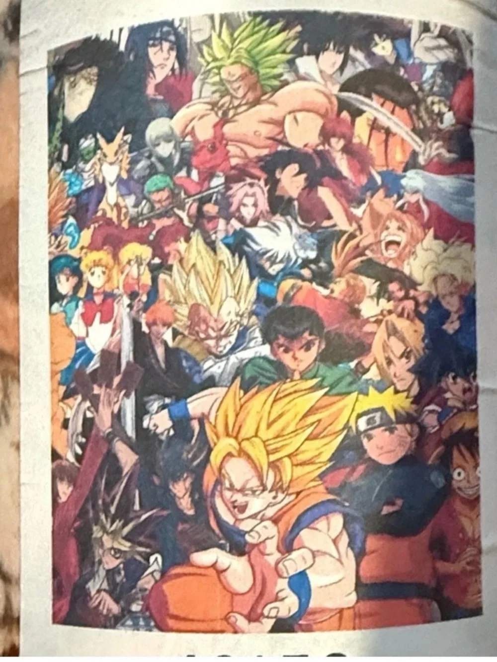 Anime Heroes Fleece Throw Blanket Dragon Ball Z Naruto Sailor Moon Yu-Gi-Oh New